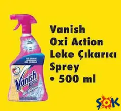 VANİSH OXİ ACTİON LEKE ÇIKARICI SPREY 500 ML
